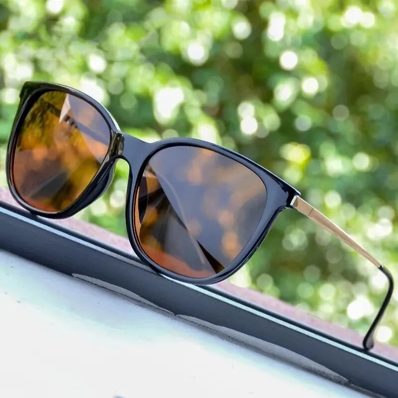 Vintage Polarized Sunglasses – Classic Anti-Glare Driving Shades for Men & Women