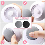 10-Pack Replacement Coarse Heads for Electric Foot Grinders – Heavy Duty Callus Removers