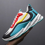 Men’s Breathable Mesh Casual Sneakers – Lightweight, Anti-Odor Lace-Up Walking Shoes