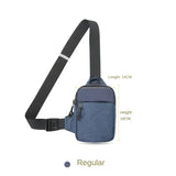 Men’s Waterproof Crossbody Chest Bag – Large Capacity Oxford Shoulder & Waist Pack for Outdoor and Travel