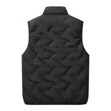 Men’s Fleece Vest with Turtleneck Collar – Stylish Casual Outerwear for Autumn & Winter
