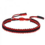 Trendy Ethnic Cotton Rope Chain Bracelet - Adjustable Geometric Design for Men & Women