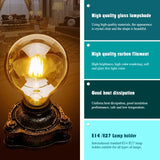 Vintage LED Edison Bulb – E14 & E27 | 2W-8W | 220V | Warm White Filament Light
