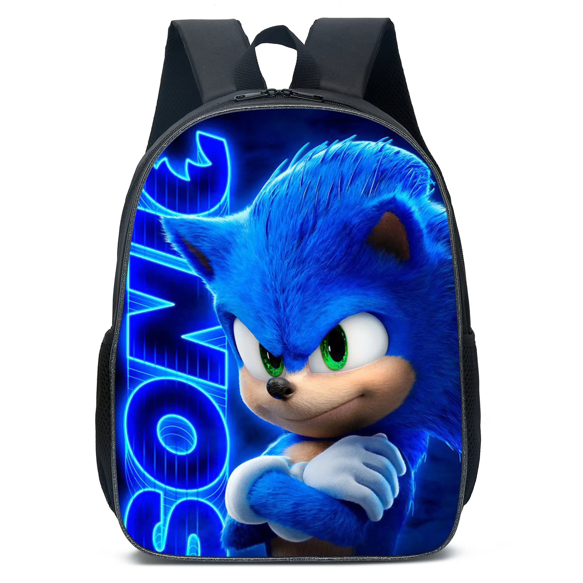Official Sonic The Hedgehog Kids Backpack - Lightweight School Bag for Boys & Girls