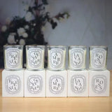 Vela perfumada romántica transparente: elegante vela aromática para bodas y regalos
