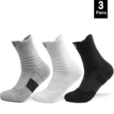 Non-Slip Breathable Basketball Socks with Cushioned Sole