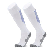 Calcetines de fútbol de compresión elásticos: calcetines deportivos transpirables hasta la rodilla para hombres, mujeres y niños