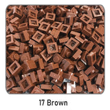 Mini 1x1 Self-Locking Building Bricks – Compatible with Major Brands