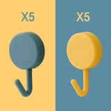 Adhesive Wall Hooks for Hanging - Multi-Use Storage Solution for Kitchen, Bathroom, and Home Organization