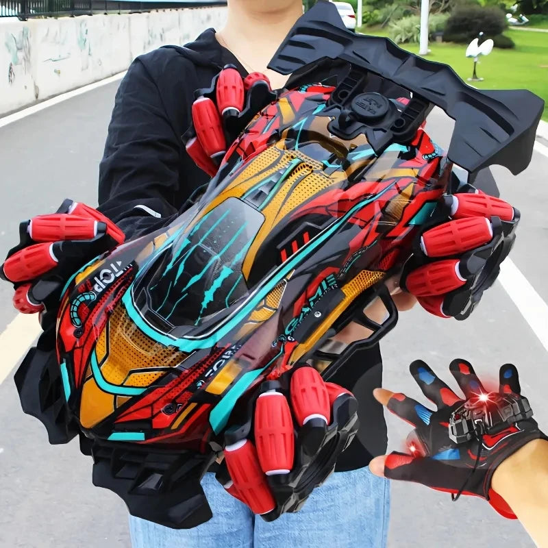 WLtoys F1 Drift RC Car: coche acrobático con control por gestos, tracción en las 4 ruedas, luces LED y efecto de rociado