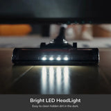 Aspiradora de mano inalámbrica ILIFE: succión de 21 kPa, batería de 40 minutos, luz LED, batería extraíble, depósito de polvo de 1,2 l