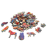 Wooden Animal 3D Jigsaw Puzzle – Educational Toy for Kids & Adults