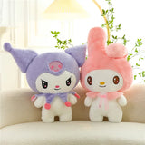 Sanrio Kuromi & My Melody Plush Pillow – Cute Kawaii Plush Toy & Decor
