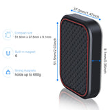 Soporte magnético para teléfono de coche: soporte magnético plano universal para salpicadero, escritorio, frigorífico y smartphones