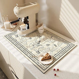 Super Absorbent Kitchen Drying Mat | Non-Slip Quick-Dry Drain Pad
