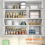 Estante de almacenamiento de cocina ajustable: maximice el espacio en su encimera y gabinete