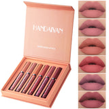 Long-Lasting Matte Liquid Lipstick Set – 6 Shades, Non-Stick & Fade-Resistant