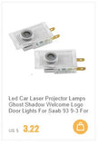 Custom LED Door Projector Lights for FIAT 500X 500L - OEM Ghost Shadow Welcome Lights