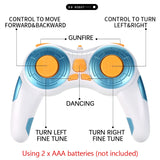 Gesture-Controlled Remote Robot Ball – 360° Rotation, Lights, Sounds & Programmable Features
