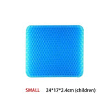 Double Thick Gel Seat Cushion - Breathable Pressure Relief Pad for Car & Office