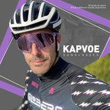 🚴‍♂️ Gafas de ciclismo KAPVOE: las mejores gafas deportivas con protección UV400 para MTB, running y aventuras al aire libre