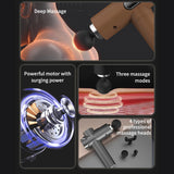 Fascia Gun for Arm Massage - Deep Tissue Pain Relief and Muscle Relaxation