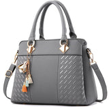 Chic PU Satchel Bag with Embroidery – Stylish & Versatile for Every Occasion