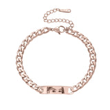 Personalized Eye Image Bracelet – Custom Engraved Gift for Him or Her