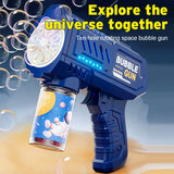 Automatic Bubble Blaster Gun - Outdoor Bubble Machine Toy for Kids