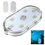 Lámpara de lectura LED táctil mini USB: lámpara compacta para interior de automóvil, 5 V, sensible al tacto, luz nocturna recargable