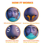 Comfortable Silicone Anti-Snoring Nose Clip for Improved Sleep