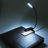 Flexible LED Book Light with Adjustable Clip for Reading
