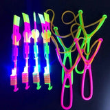 LED Flying Arrow Toy with Glowing Wings for Outdoor Fun