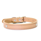 Custom Rhinestone Letter Choker Necklace – Personalized PU Leather Collar for Parties & Cosplay