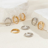 8-Piece Open Ring Set – Gold & Silver Stackable Fashion Rings for Women
