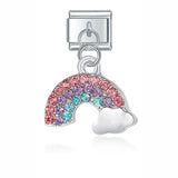 Stylish Stainless Steel Animal-Themed Link Bracelet for Women - Classic Fashion Accessory