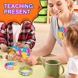 Pop Fidget Bracelets - Bulk Sensory Toys for Stress Relief (24/48/72pcs)