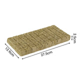 Rockwool Starter Plugs for Hydroponics - Seed Starter Cubes for Plant Propagation