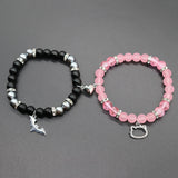 Elastic Beads Love Magnetic Attraction Couple Bracelet - Resin Friendship Bracelets for Men and Women