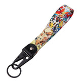 Pokémon Dinosaur Keychain - Cute Anime Keyring & Lanyard for Bags & Keys