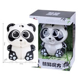 Llavero con forma de cubo mágico de 2 x 2 con forma de animal de dibujos animados: minijuguete de rompecabezas para niños y coleccionistas