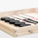 Portable Wooden Finger Flick Board Game