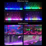 Submersible LED Bubble Light – Color-Changing Aquarium Lamp for Fish Tanks