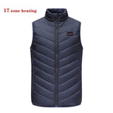 Men’s Heated Vest – USB Electric Warming Jacket with Turtleneck for Winter Outdoors