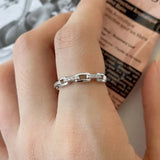 Elegant Hexagon Cubic Zirconia Wedding Band – Trendy & Timeless Ring for Women