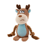 Indestructible Squeaky Plush Dog Toys - Bite-Resistant Chew Toys for Small Dogs (7 Styles)