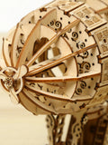 3D Wooden Airship Model Kit - Mechanical Puzzle for Adults & Teens