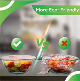 Reusable Silicone Stretch Lids – Airtight Food Covers for Bowls & Containers (6-Piece Set)
