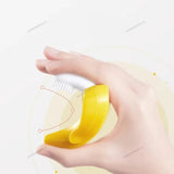 Banana-Shaped Baby Teether Toothbrush - BPA-Free Silicone Teething Toy for Infants