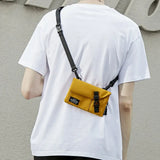 Men’s Mini Oxford Crossbody Bag – Lightweight Casual Chest & Shoulder Pouch for Mobile Essentials